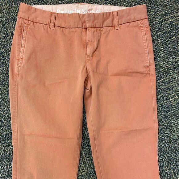 J. Crew blush Chino broken in scout city fit cropped‎ pants - Picture 3 of 8